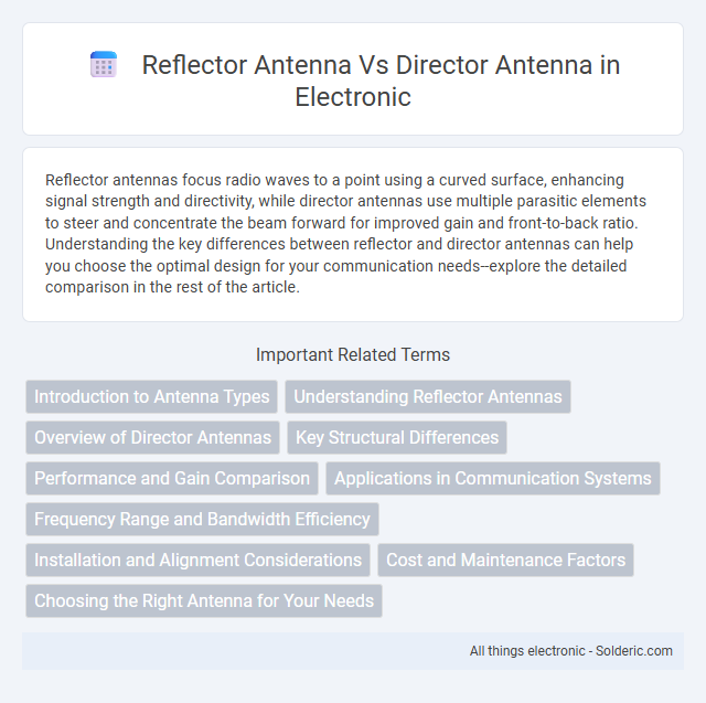 Director Antenna vs Reflector Antenna - What is the difference?