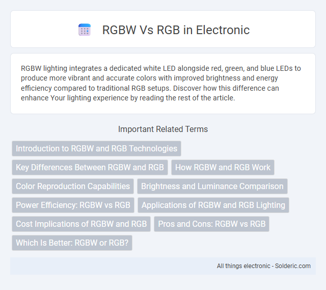 RGB vs RGBW - What is the difference?