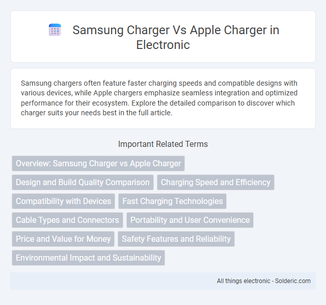 Apple charger vs Samsung charger - What is the difference?