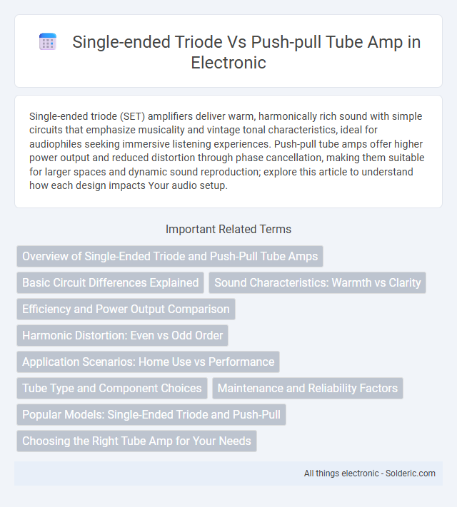 Push-Pull Tube Amp vs Single-Ended Triode - What is the difference?