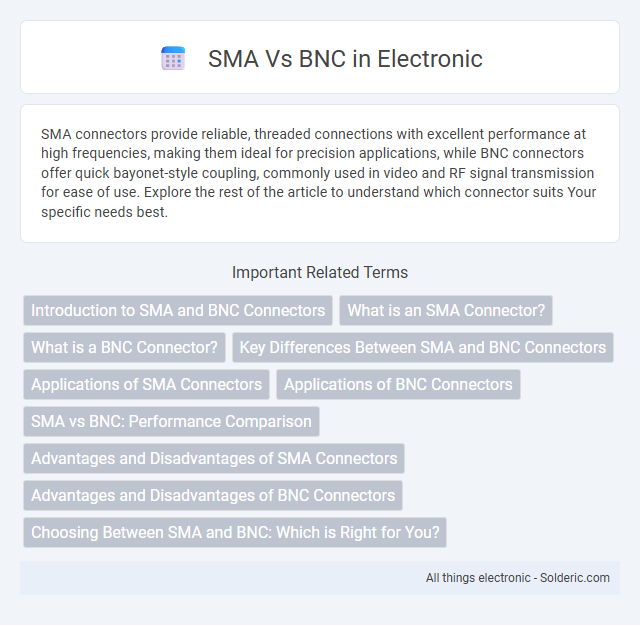 BNC vs SMA - What is the difference?