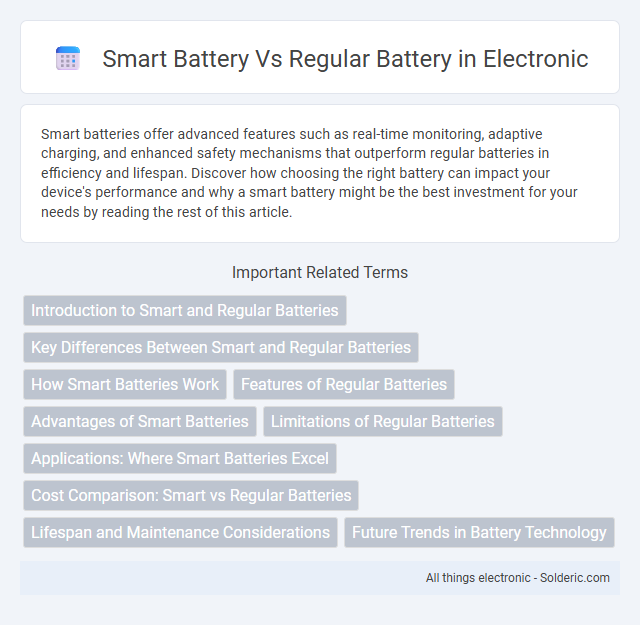 Regular battery vs smart battery - What is the difference?