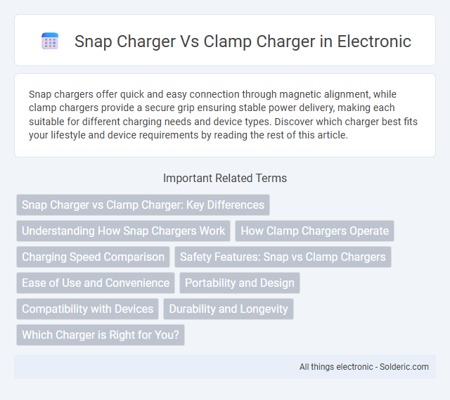 Clamp Charger vs Snap Charger - What is the difference?
