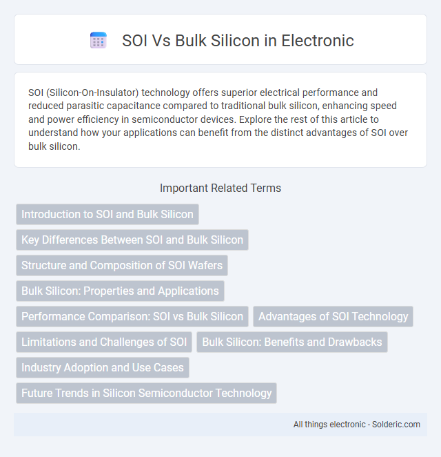 Bulk Silicon vs SOI - What is the difference?