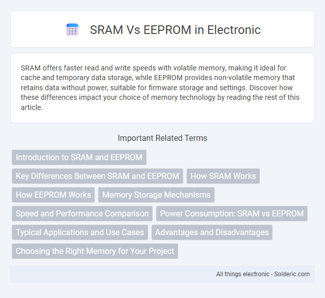 EEPROM vs SRAM - What is the difference?