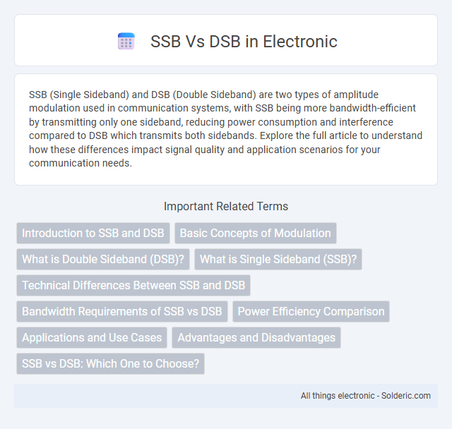 DSB vs SSB - What is the difference?