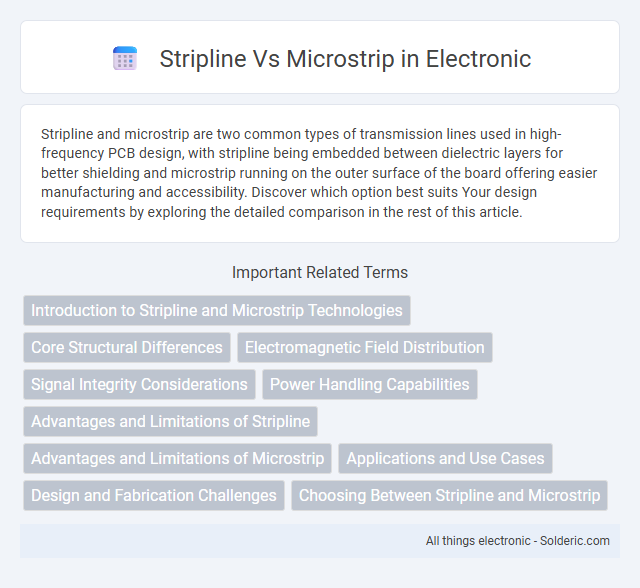 Microstrip vs Stripline - What is the difference?