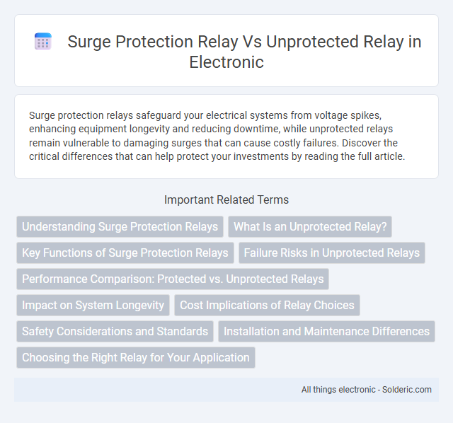 Surge Protection Relay vs Unprotected Relay - What is the difference?
