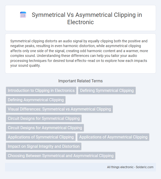 Asymmetrical vs Symmetrical Clipping - What is the difference?