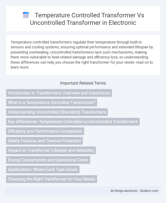 Temperature Controlled Transformer vs Uncontrolled Transformer - What is the difference?