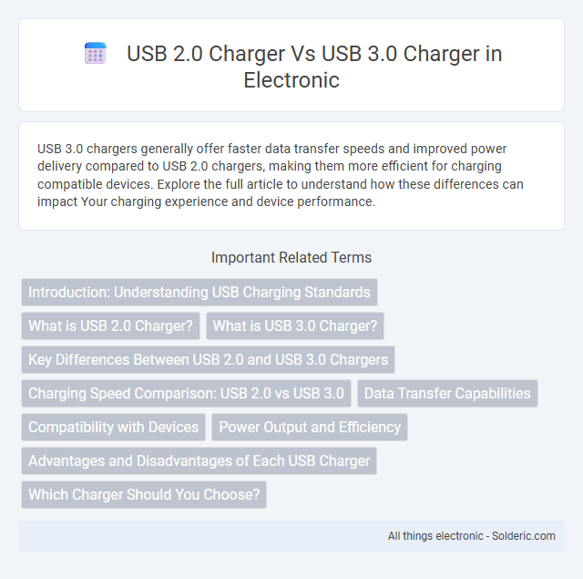USB 2.0 Charger vs USB 3.0 Charger - What is the difference?