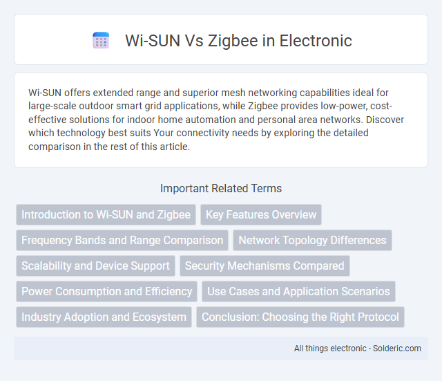 Wi-SUN vs Zigbee - What is the difference?