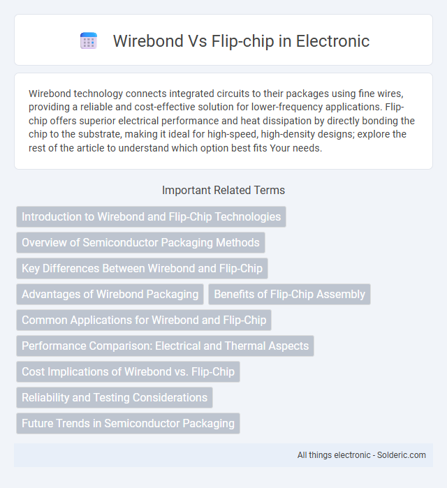 Flip-chip vs Wirebond - What is the difference?