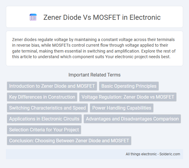 MOSFET vs Zener diode - What is the difference?