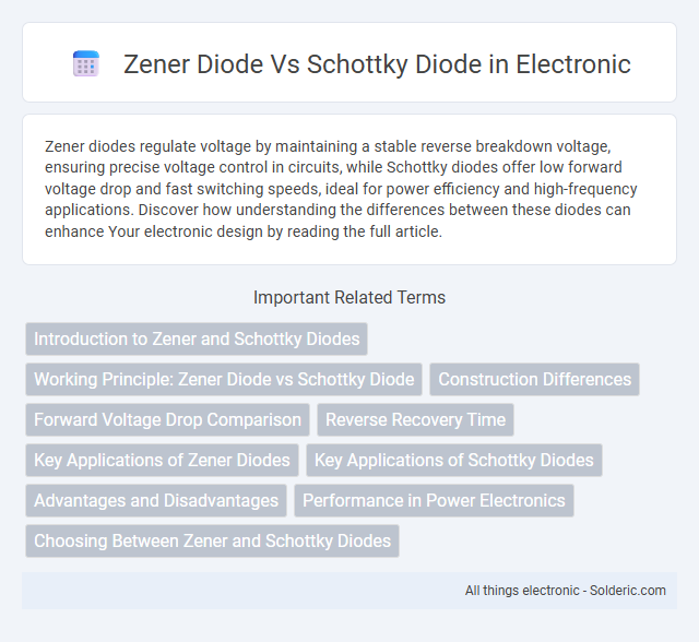 Schottky Diode vs Zener Diode - What is the difference?