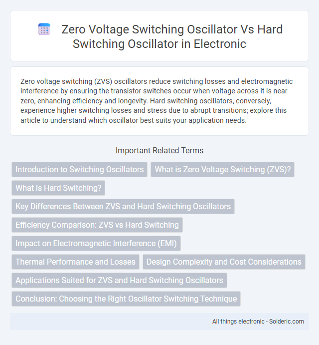 Hard Switching Oscillator vs Zero Voltage Switching Oscillator - What is the difference?
