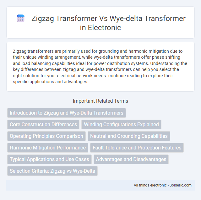 The correct alphabetical order is:
Wye-Delta Transformer vs Zigzag Transformer - What is the difference?