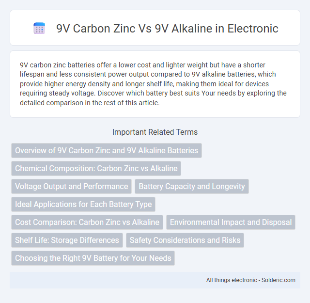 9V Alkaline vs 9V Carbon Zinc - What is the difference?