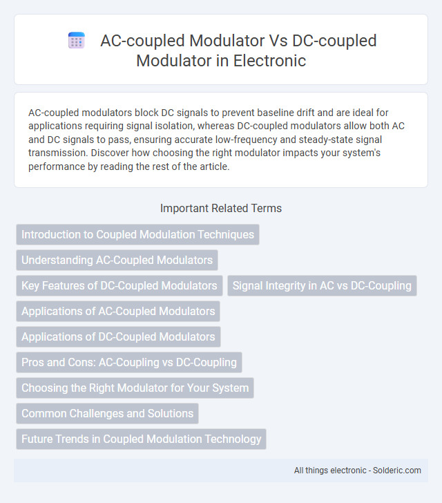 AC-Coupled Modulator vs DC-Coupled Modulator - What is the difference?