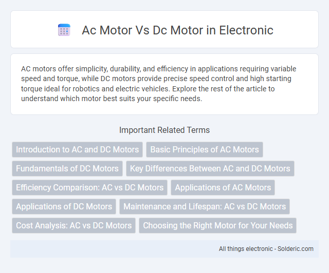 AC Motor vs DC Motor - What is the difference?