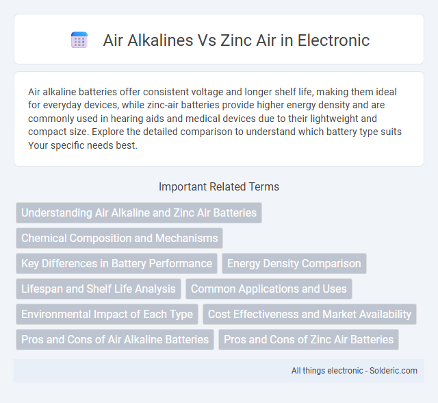 Air alkalines vs Zinc air - What is the difference?