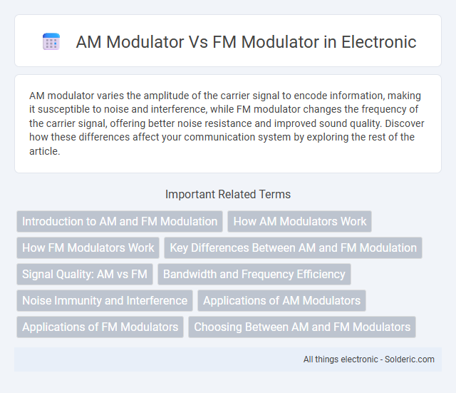 AM Modulator vs FM Modulator - What is the difference?