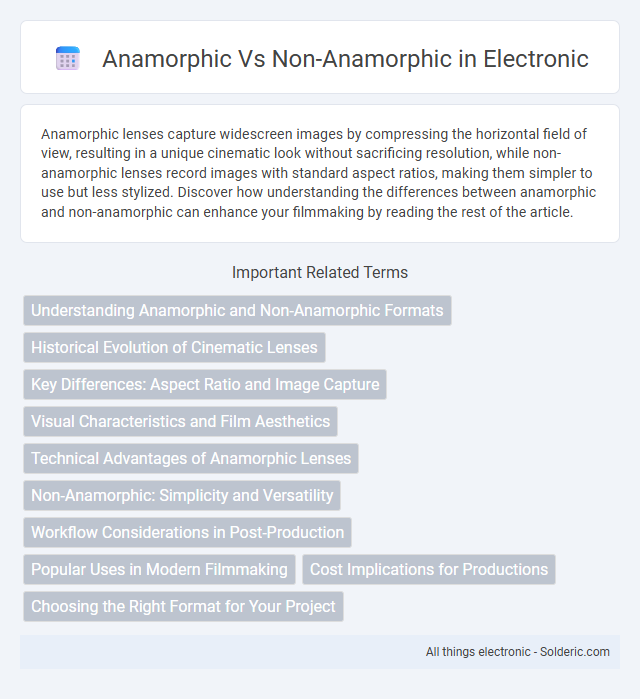 Anamorphic vs Non-Anamorphic - What is the difference?