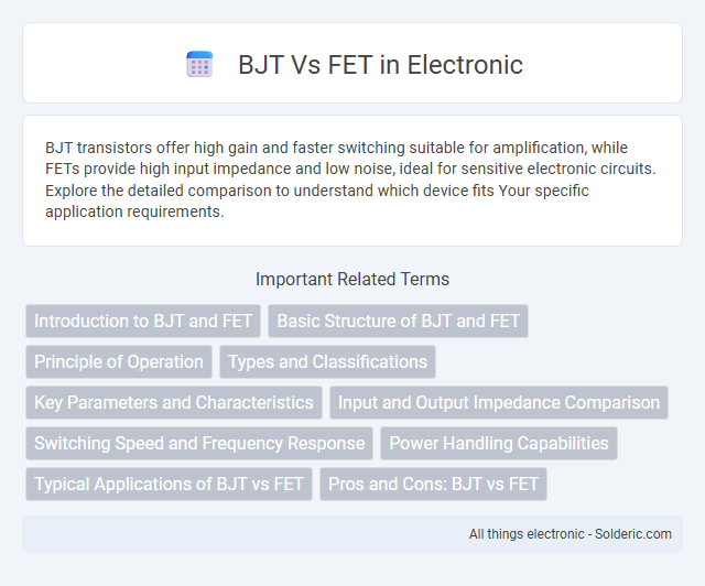 FET vs BJT - What is the difference?