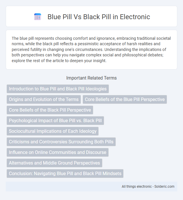 Black pill vs blue pill - What is the difference?
