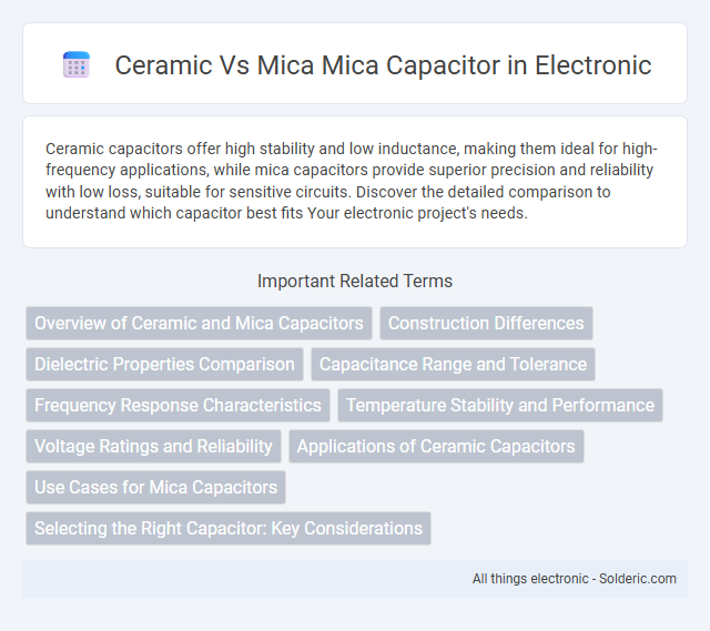 Ceramic vs mica capacitor - What is the difference?