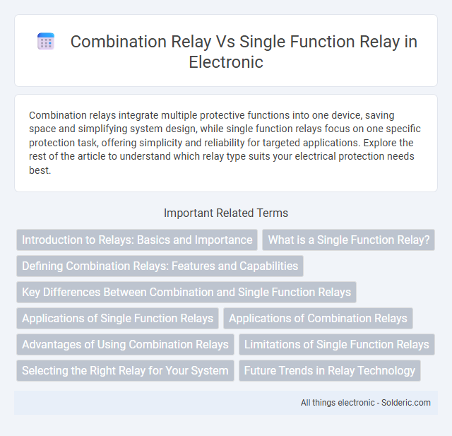 Single Function Relay vs Combination Relay - What is the difference?