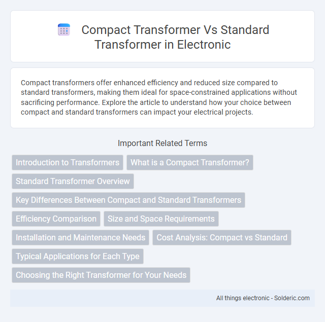 Standard Transformer vs Compact Transformer - What is the difference?