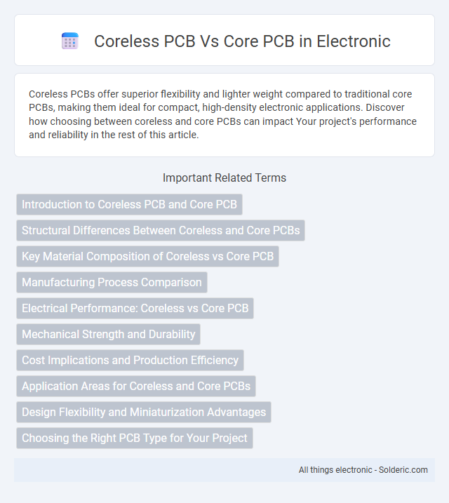 Core PCB vs Coreless PCB - What is the difference?