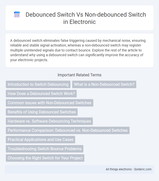 Debounced Switch vs Non-Debounced Switch - What is the difference?