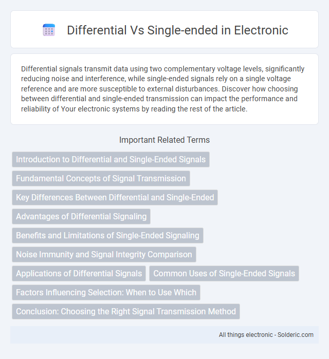 Differential vs Single-ended - What is the difference?