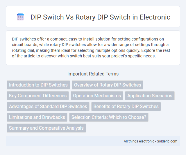 DIP Switch vs Rotary DIP Switch - What is the difference?