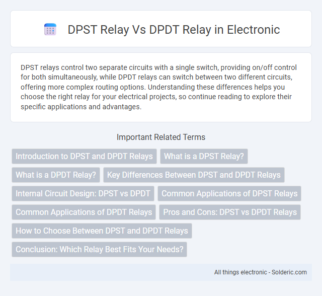 Correct alphabetical titles:
- DPDT Relay vs DPST Relay - What is the difference?