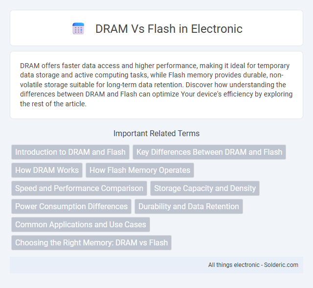 Flash vs DRAM - What is the difference?