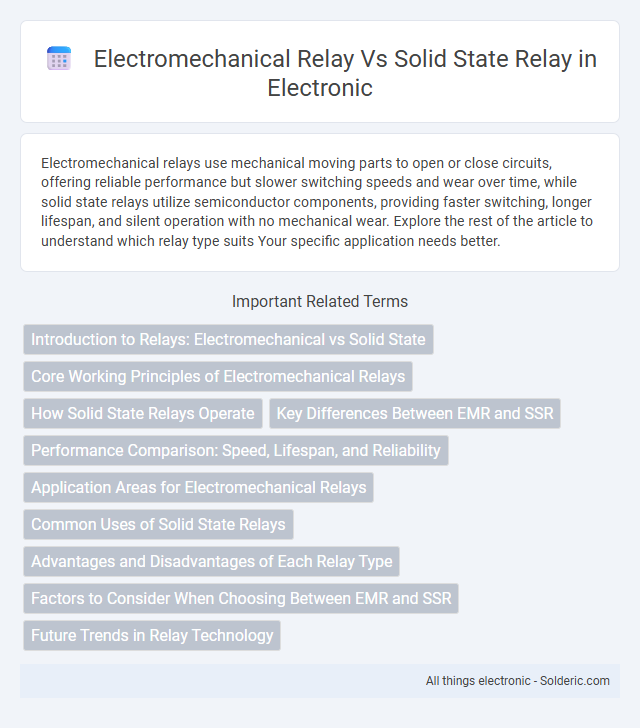 Electromechanical Relay vs Solid State Relay - What is the difference?