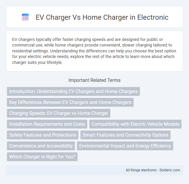 EV Charger vs Home Charger - What is the difference?