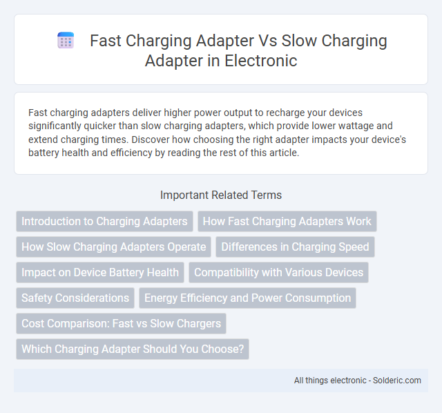Slow Charging Adapter vs Fast Charging Adapter - What is the difference?