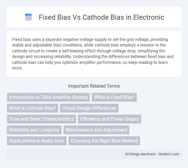 Cathode Bias vs Fixed Bias - What is the difference?