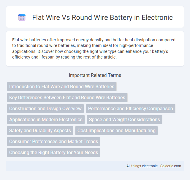Round Wire vs Flat Wire Battery - What is the difference?