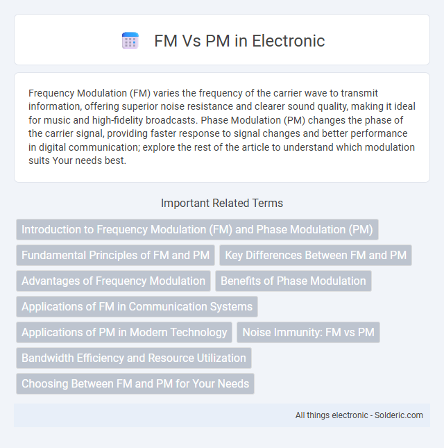 FM vs PM - What is the difference?