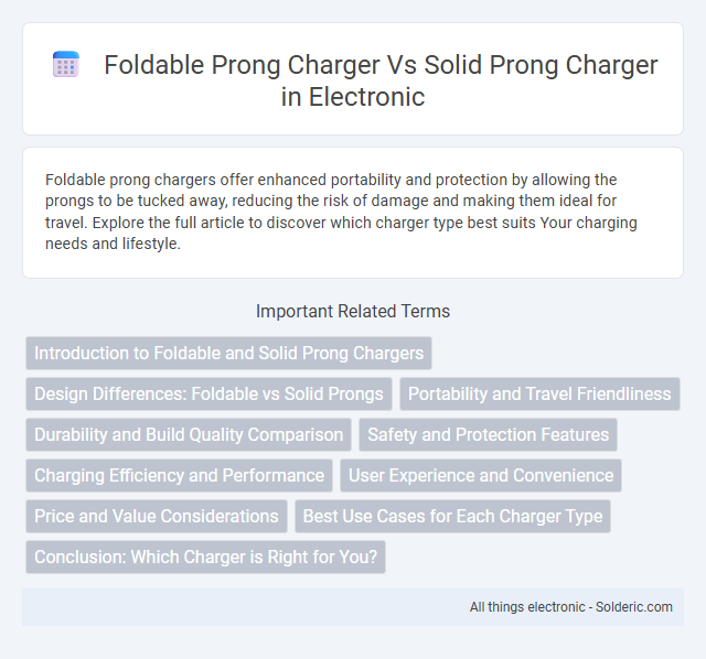Foldable Prong Charger vs Solid Prong Charger - What is the difference?