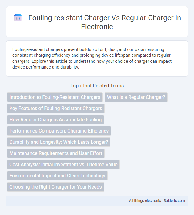 Fouling-Resistant Charger vs Regular Charger - What is the difference?