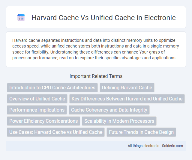 Harvard Cache vs Unified Cache - What is the difference?