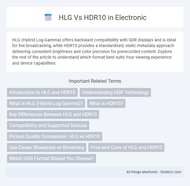 HDR10 vs HLG - What is the difference?