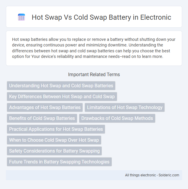 Cold Swap vs Hot Swap Battery - What is the difference?
