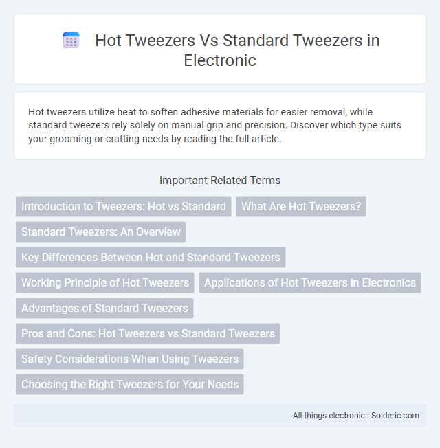Hot Tweezers vs Standard Tweezers - What is the difference?